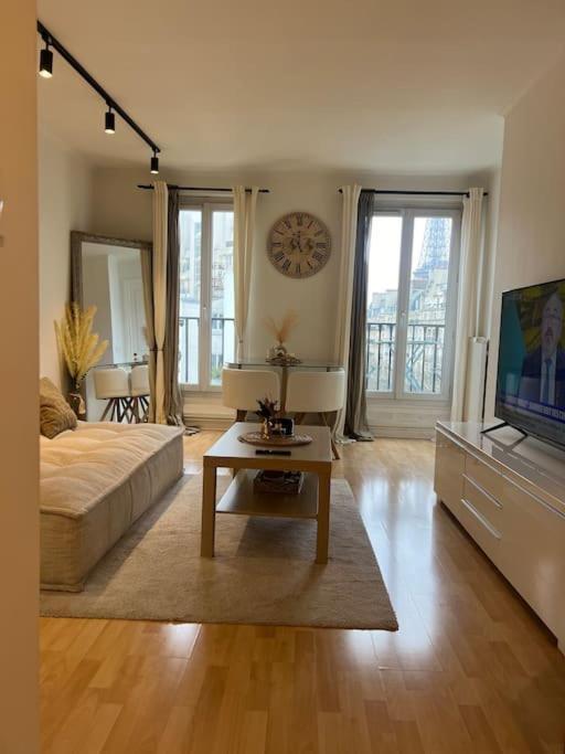 Appartement Paris Vue Tour Eiffel Trocadero 외부 사진