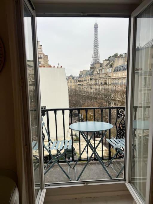 Appartement Paris Vue Tour Eiffel Trocadero 외부 사진