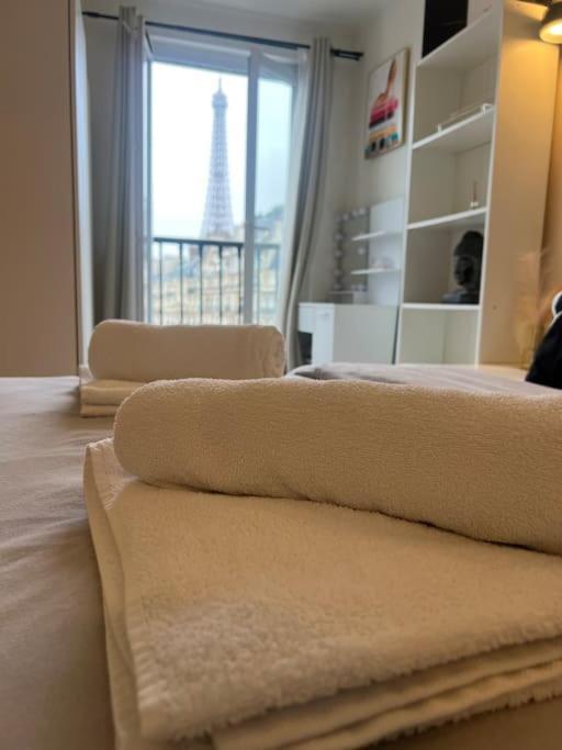 Appartement Paris Vue Tour Eiffel Trocadero 외부 사진