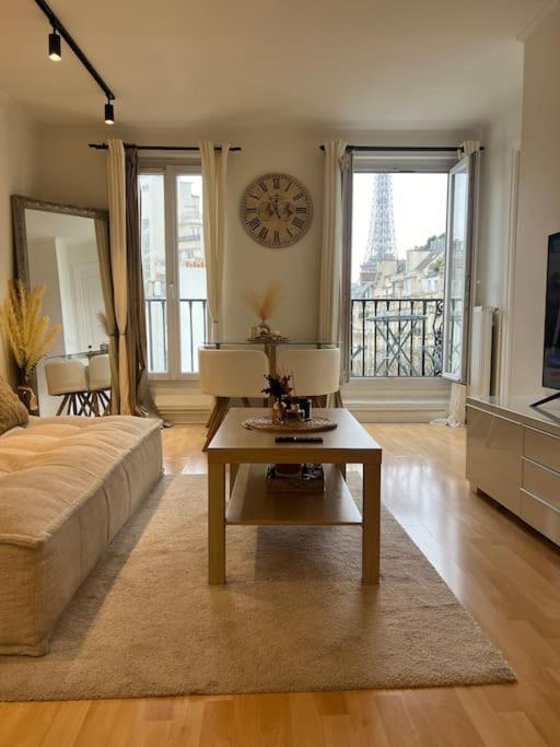 Appartement Paris Vue Tour Eiffel Trocadero 외부 사진